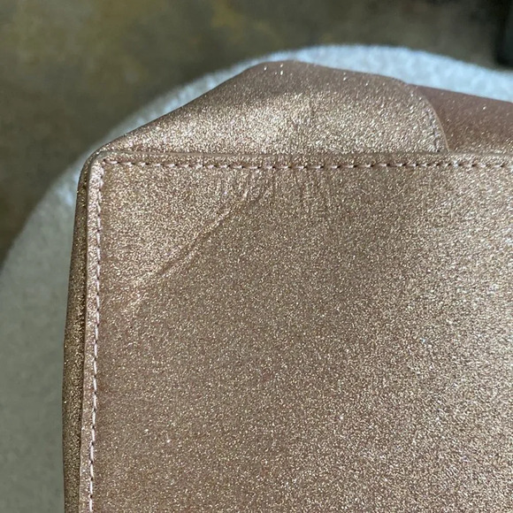 Kate Spade Glimmer Glitter Mixed Large Tote Rose Gold/Pink - Picture 10 of 10